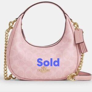 NWT COACH CARMEN MINI CROSSBODY BAG IN SIGNATURE CARVES